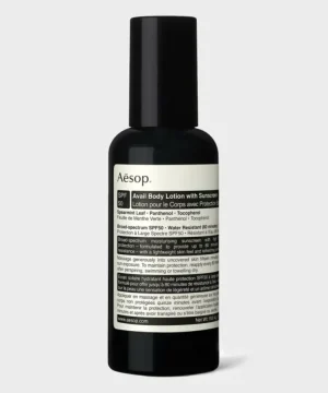 Online Aesop Avail Body Lotion SPF50 150mL Black