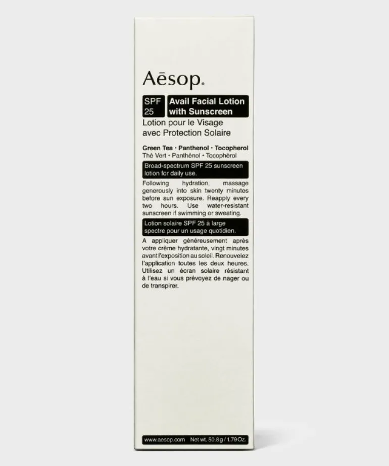 Store Aesop Facial Lotion with Sunscreen SPF25 1.8oz Black