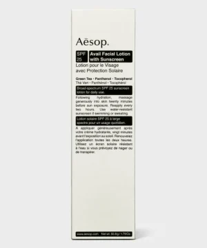 Store Aesop Facial Lotion with Sunscreen SPF25 1.8oz Black