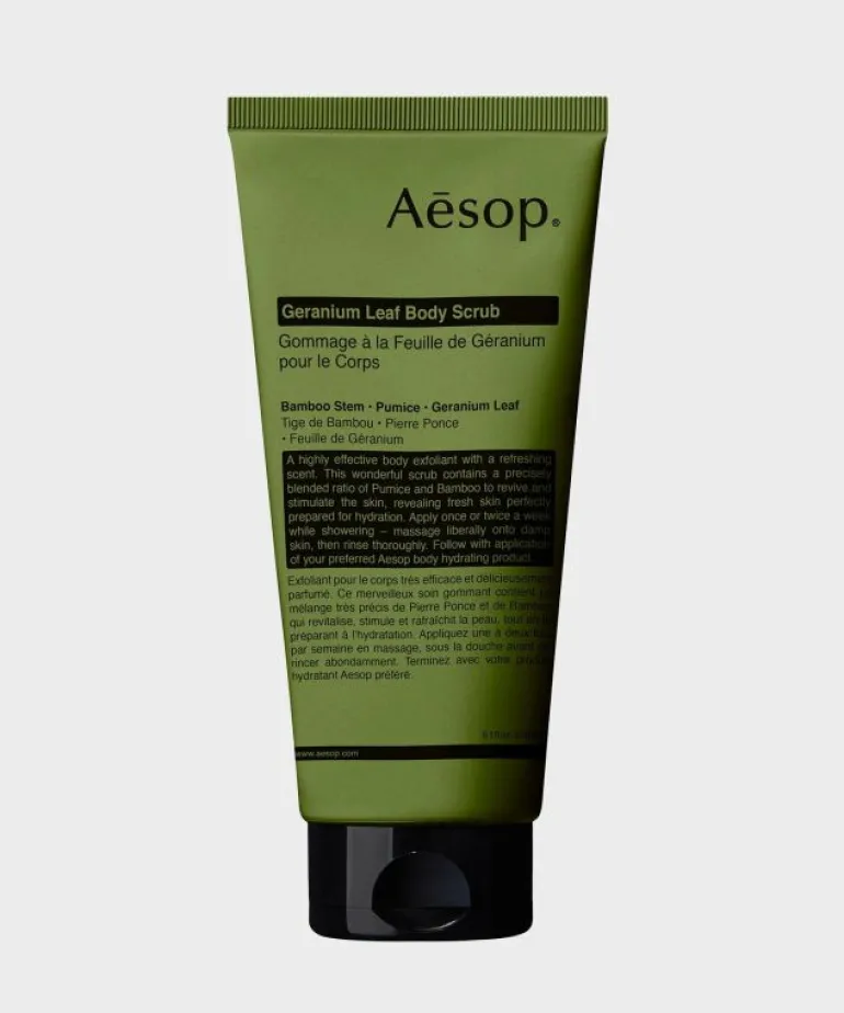 Best Sale Aesop Geranium Leaf Body Scrub 180ml Black