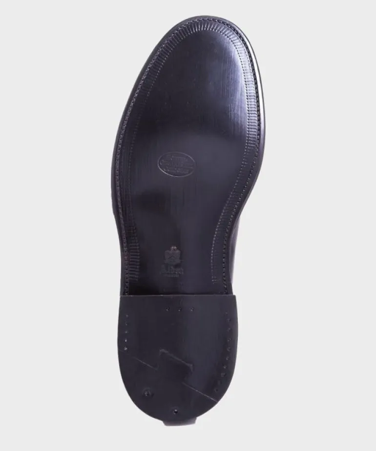 Best Alden Cordovan Plain Toe Blucher In Black