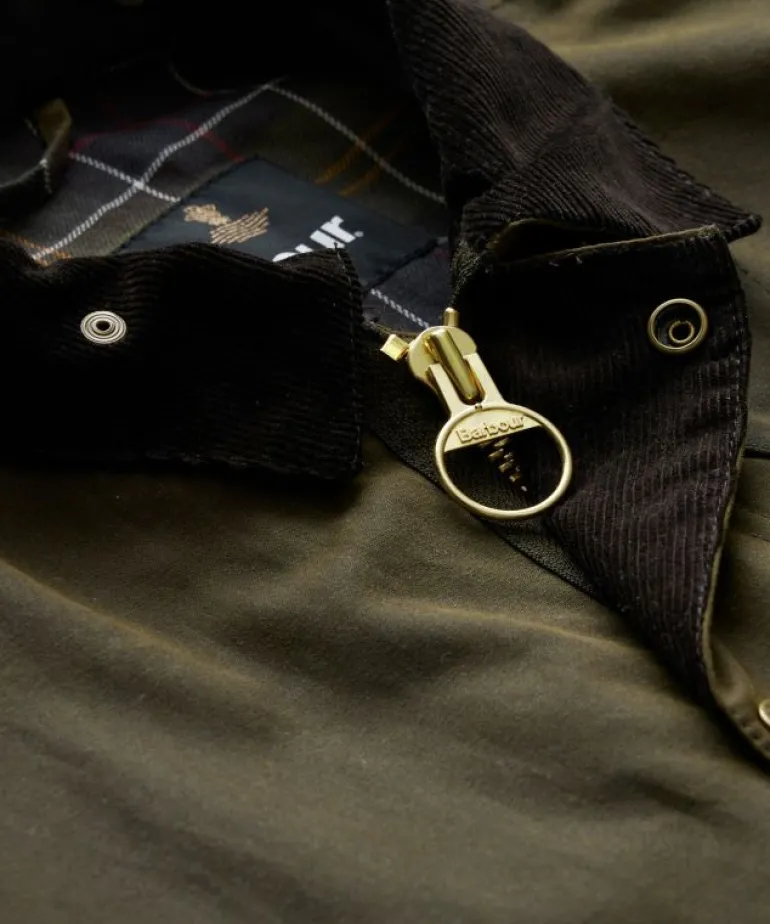 Best Sale Barbour Bedale Wax Trench Coat in Olive Green