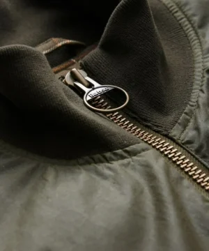 New Barbour Highfield Wax Jacket in Olive Green