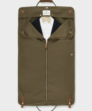 Cheap Bennett Winch Canvas Suit Carrier Holdall in Olive Green