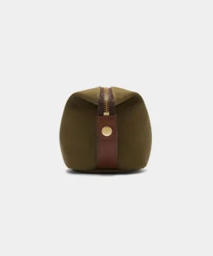 Cheap Bennett Winch Canvas Washbag in Olive Brown