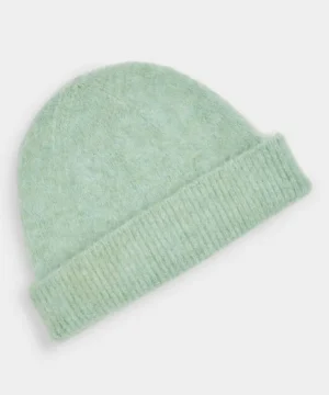 Cheap Todd Snyder Brushed Alpaca Beanie in Dusty Mint Green
