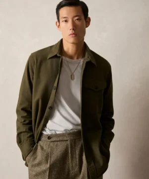 Online Todd Snyder Chamois Shirt in Dark Moss Green