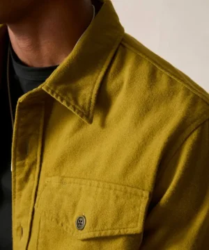 Online Todd Snyder Chamois Shirt in Chartreuse Green