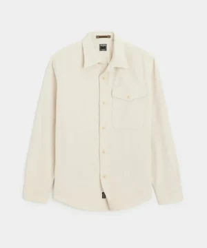 Cheap Todd Snyder Chamois Shirt in Pumice White