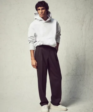 Best Todd Snyder + Champion Champion Canadian Fleece Relaxed Hoodie in Silver Mix Grey