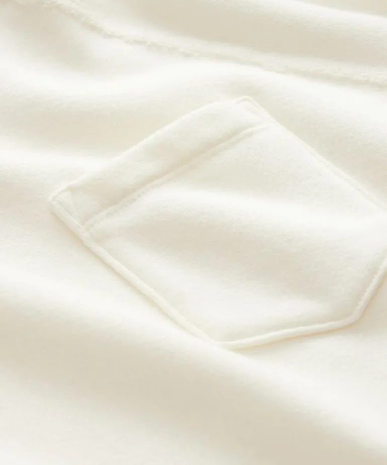 Shop Todd Snyder + Champion Champion Midweight Pocket Sweatshirt in Bisque White