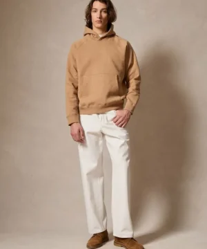 Store Todd Snyder Cotton-Camelhair Fleece Hoodie in Camel Brown