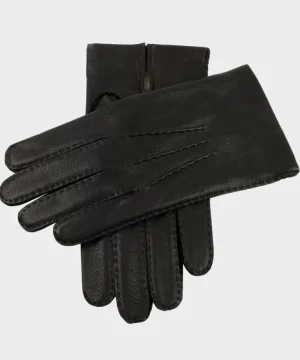 Store Dents Gloves Dents Cambridge Cashmere Lined Deerskin Gloves in Bark Brown