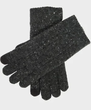 Discount Dents Gloves Dents Lacock Donegal Glove in Charcoal Black