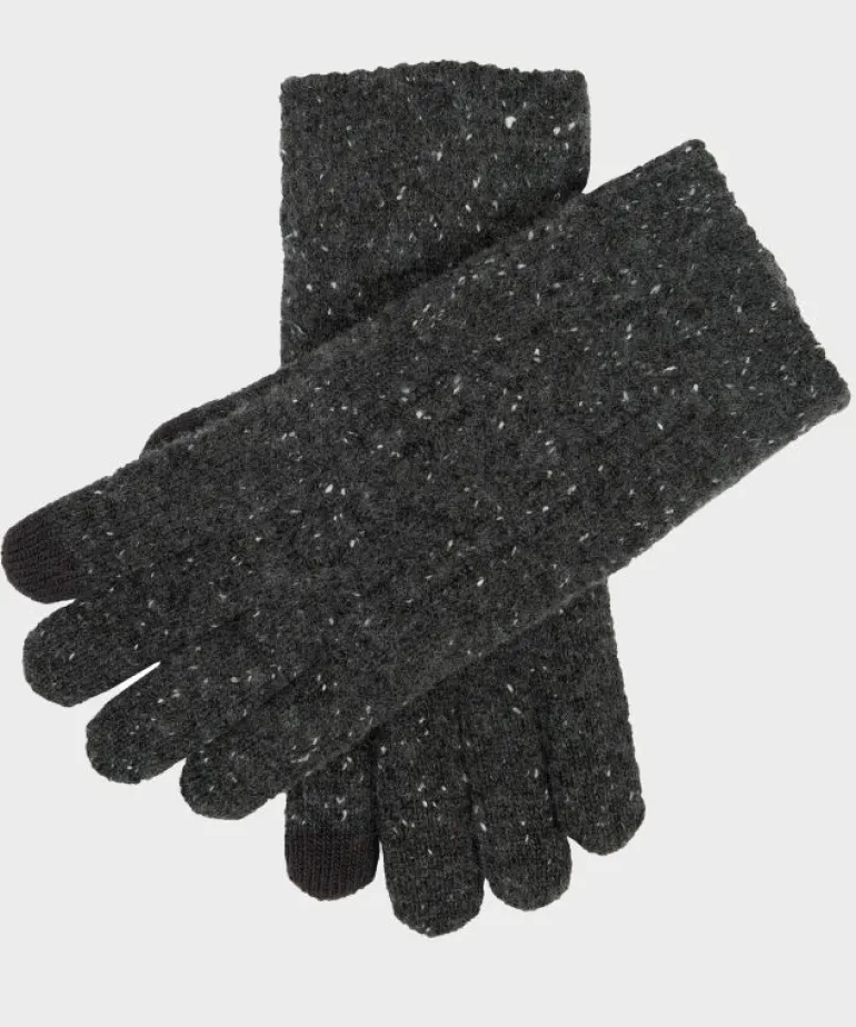 Discount Dents Gloves Dents Lacock Donegal Glove in Charcoal Black