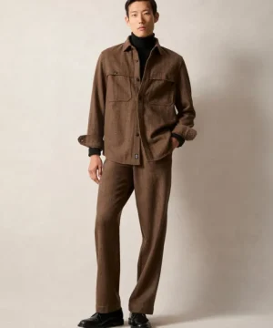 Store Todd Snyder Donegal Overshirt in Dark Brown