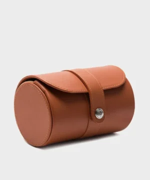Flash Sale Ettinger Capra Double Watch Roll in Tan Brown