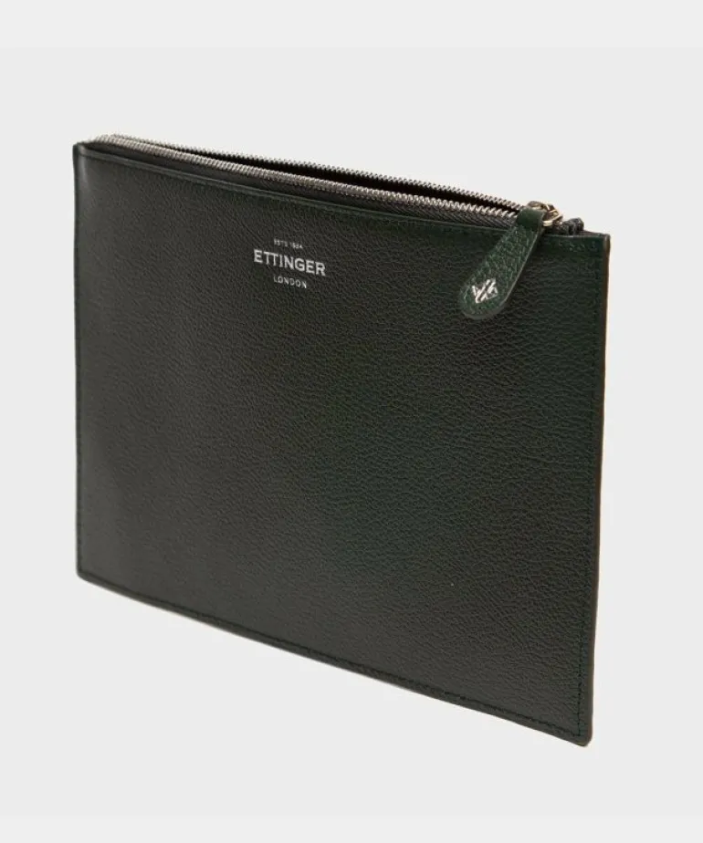 Shop Ettinger Capra Travel Pouch in Forest Green