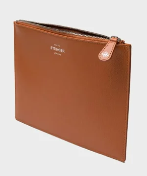 Online Ettinger Capra Travel Pouch in Tan Brown