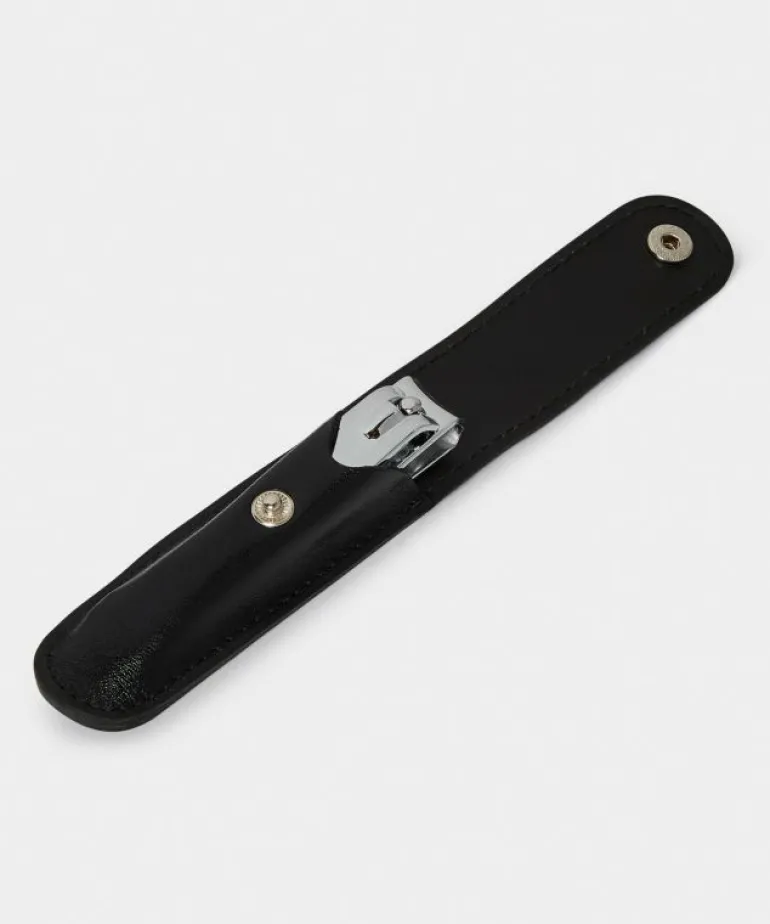 Fashion F. Hammann Leather Nail Kit in Black