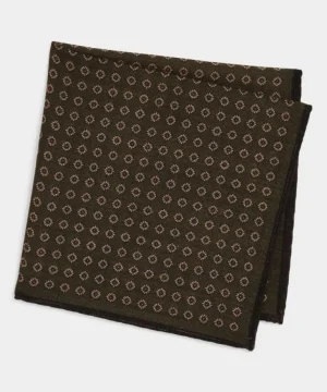 Store Todd Snyder Floral Pocket Square in Green