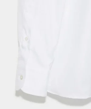 New Hamilton + Todd Snyder Herringbone Dress Shirt in White