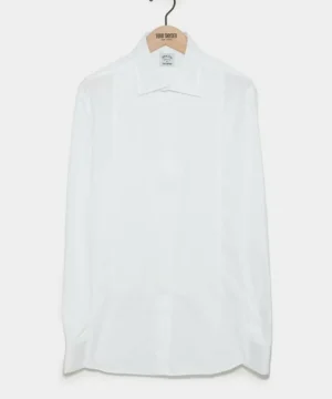 Best Hamilton + Todd Snyder Pleated Tuxedo Shirt in White