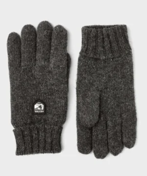 Best Hestra Basic Wool Glove in Charcoal Grey