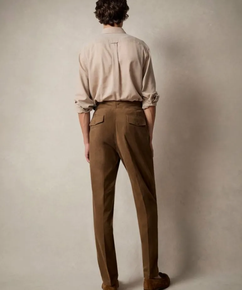 Best Todd Snyder Italian Brushed Cotton Gurkha Trouser in Light Brown