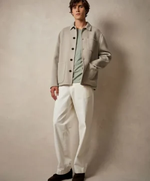 Best Sale Todd Snyder Italian Cashmere Chore Coat in Dove Grey