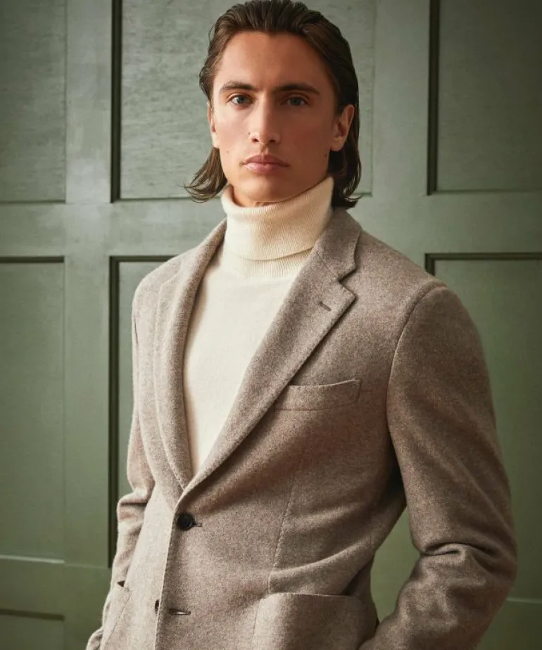 Cheap Todd Snyder Italian Cashmere Sport Coat in Mushroom Black