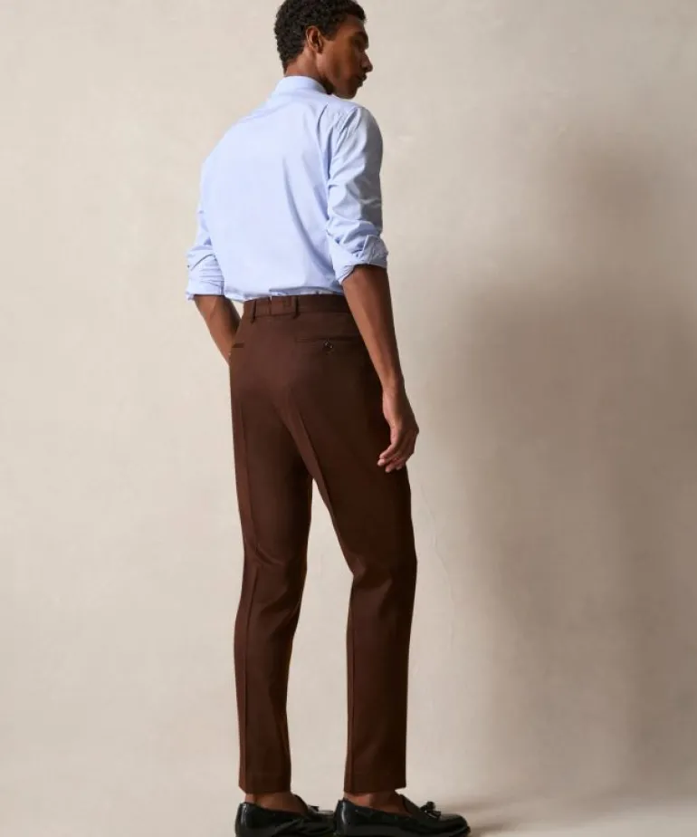 Shop Todd Snyder Italian Cashmere Sutton Trouser in Chocolate Brown