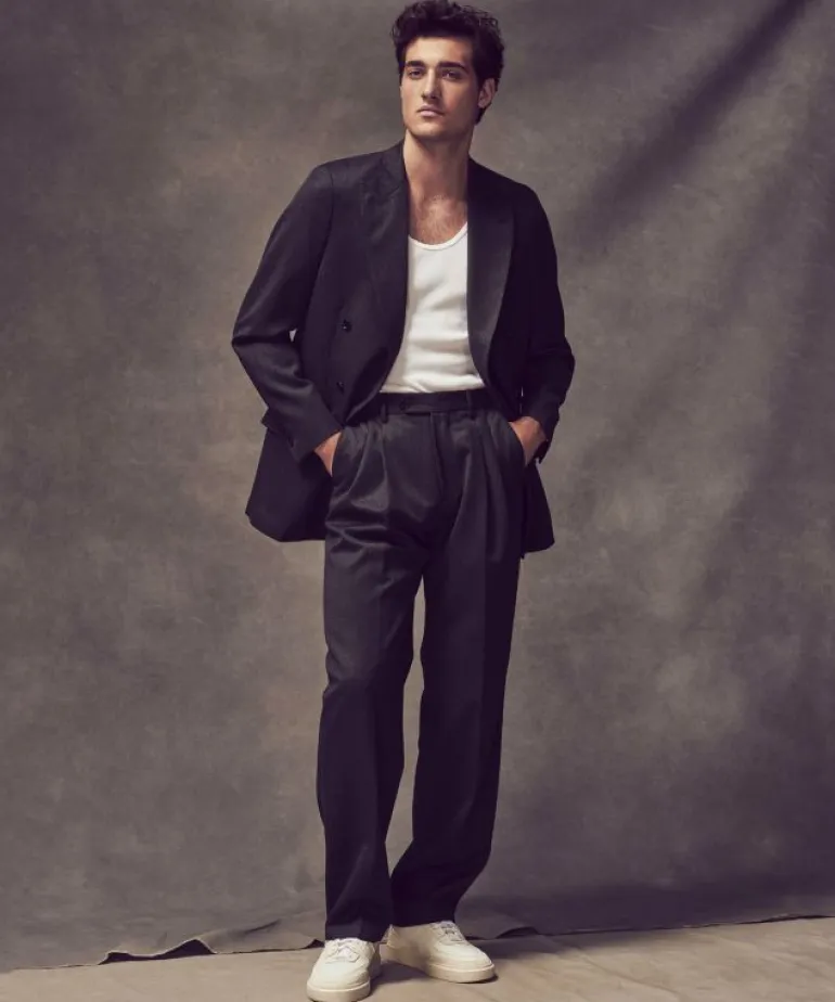 Hot Todd Snyder Italian Cavalry Twill Wythe Jacket in Charcoal Black