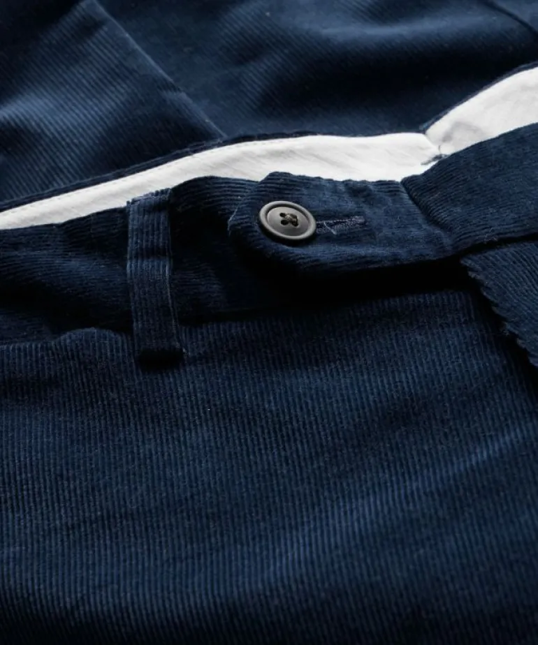 Store Todd Snyder Italian Corduroy Sutton Trouser in Navy Blue
