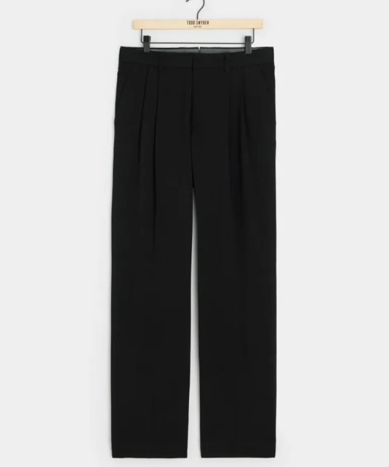 Fashion Todd Snyder Italian Gabardine Self Belt Trouser in Black