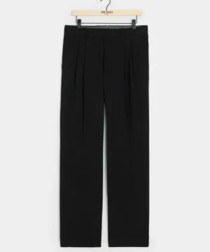 Fashion Todd Snyder Italian Gabardine Self Belt Trouser in Black