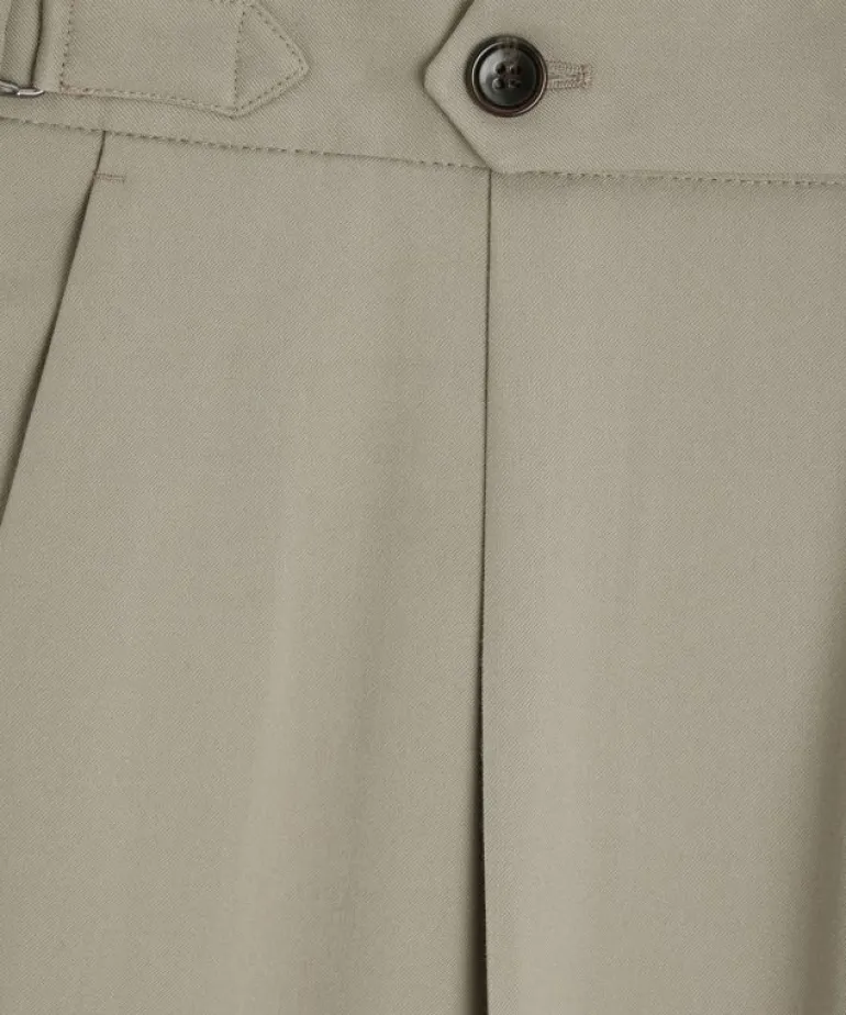 Best Sale Todd Snyder Italian Gabardine Side Tab Trouser in Stone White