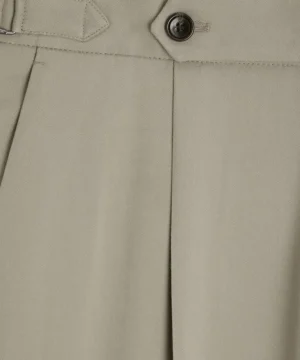 Best Sale Todd Snyder Italian Gabardine Side Tab Trouser in Stone White