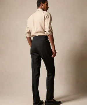 Flash Sale Todd Snyder Italian Gabardine Side Tab Trouser in Black
