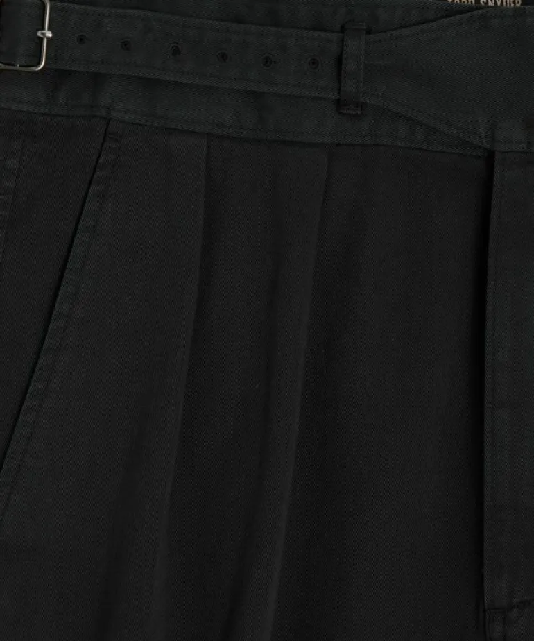 Sale Todd Snyder Italian Garment Dyed Cotton Gurkha Trouser in Black