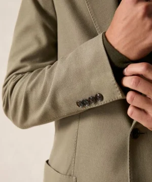 Hot Todd Snyder Italian Knit Sport Coat in Faded Surplus Green