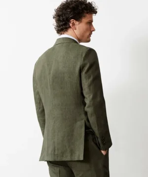 Online Todd Snyder Italian Linen Sutton Jacket in Olive Green