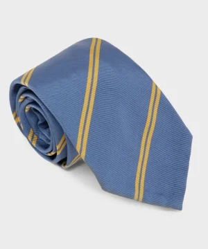 Store Todd Snyder Italian Silk Tie in Gold Stripe Blue