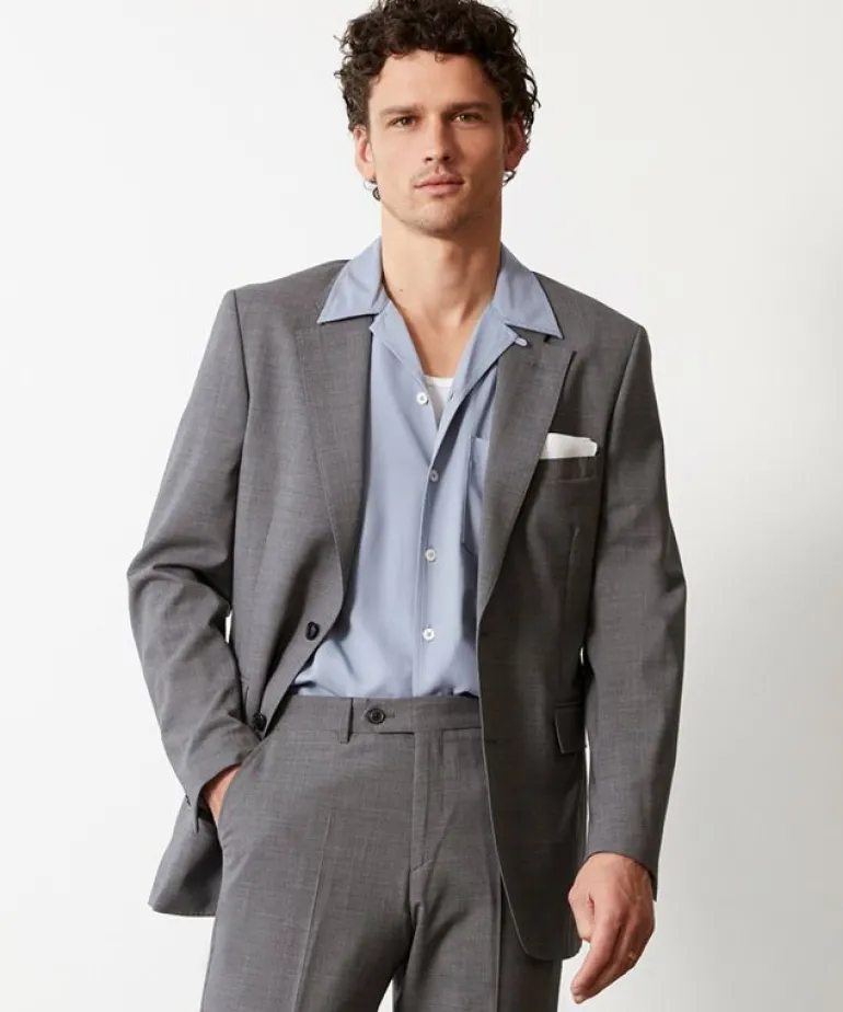 Best Sale Todd Snyder Italian Tropical Wool Sutton Trouser in Charcoal Grey