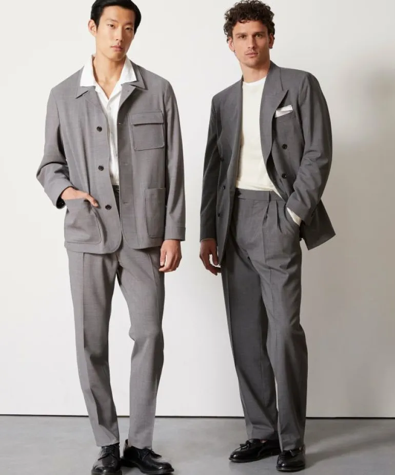Discount Todd Snyder Italian Tropical Wool Wythe Jacket in Grey