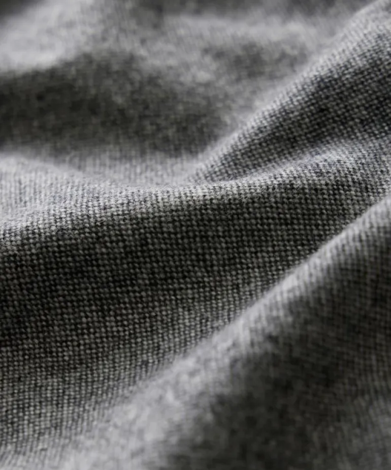 Hot Todd Snyder Italian Wool Cashmere Field Shirt in Charcoal Black