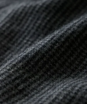Hot Todd Snyder Italian Wool Field Overshirt in Charcoal Houndstooth Black