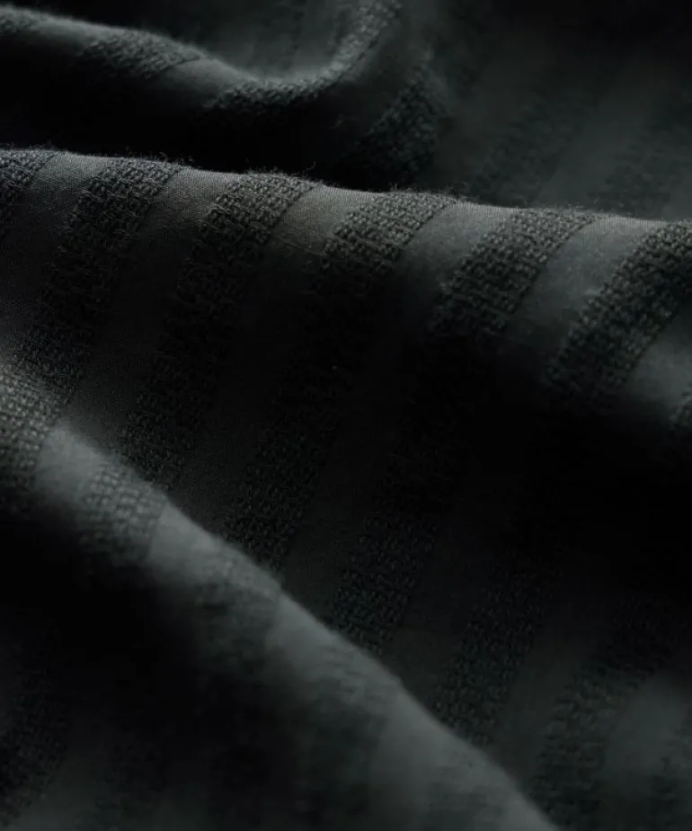 Online Todd Snyder Jacquard Two-Pocket Point Collar Shirt in Black