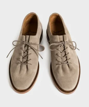 Flash Sale Jacques Solovière Edouard Lace-Up Dress Shoe in Beige Suede Brown