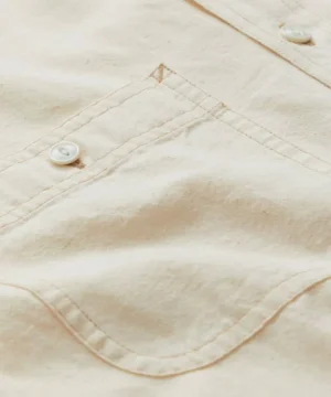 Flash Sale Todd Snyder Japanese Chambray Work Shirt in Off White